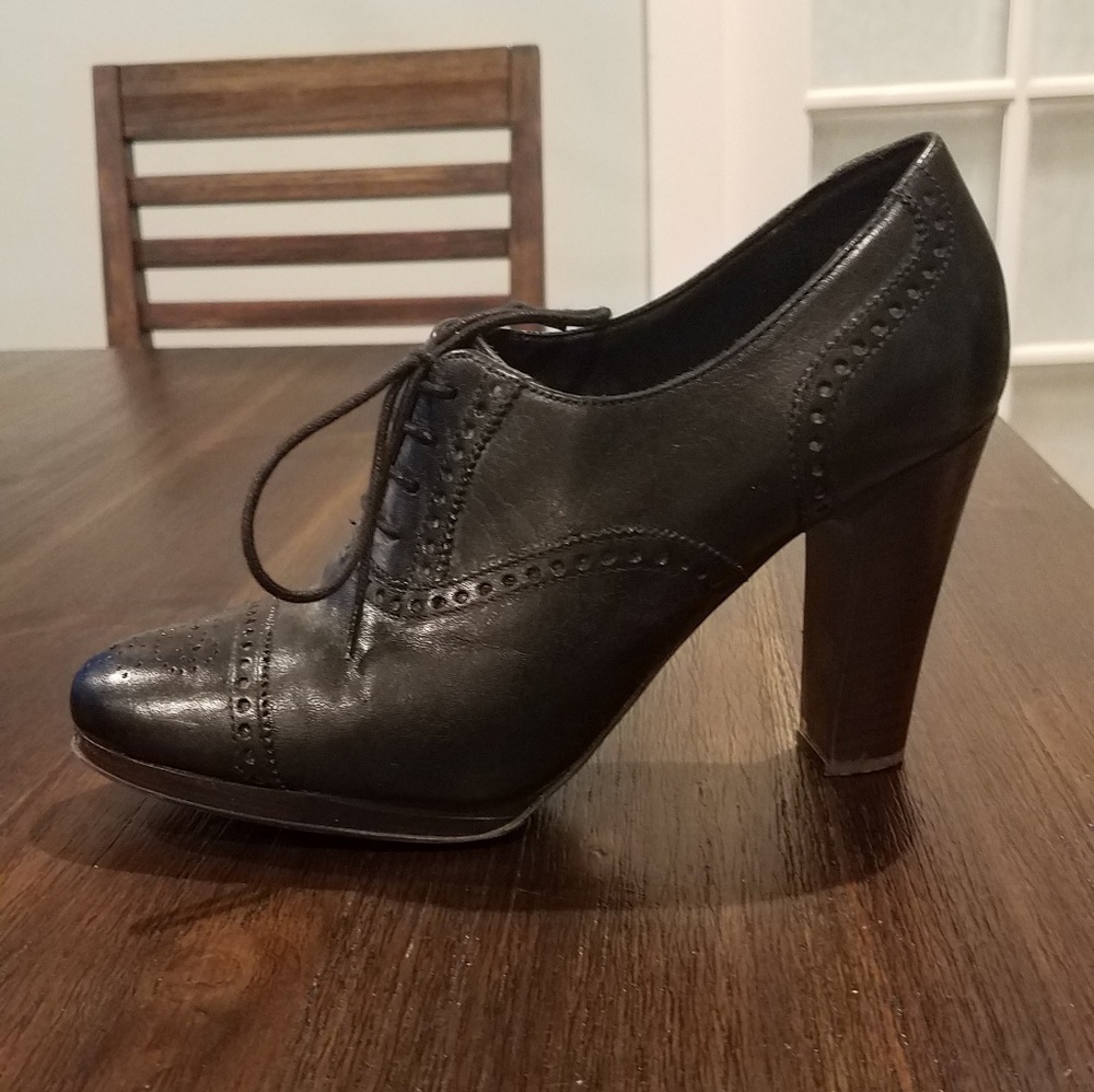 J Crew Leather Oxford Heels